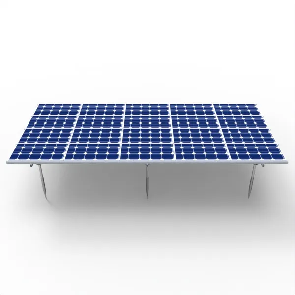 Solar Panel Aluminum Double-Post Ground PV Mounting System Solar Panel Aluminum Double-Post Ground PV Mounting System - Image 2